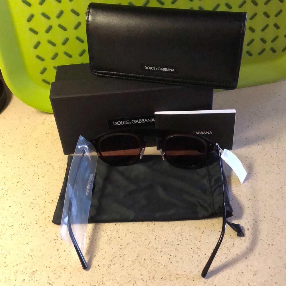 👓Dolce & Gabbana AUTH 48mm round sung… - Picture 5 of 13